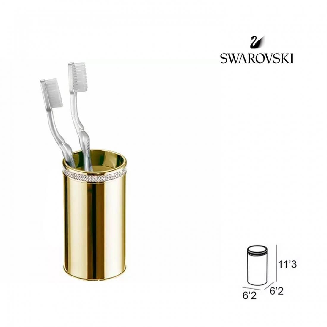 Accesorios baño con cristales Swarovski