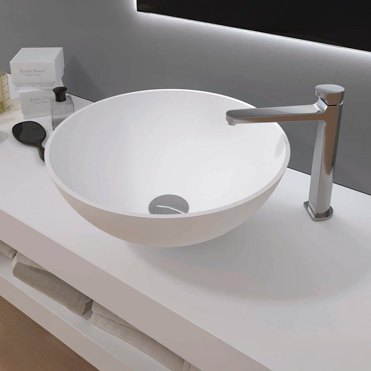 Lavabo sobre encimera redondo Circle Solid - Thebath
