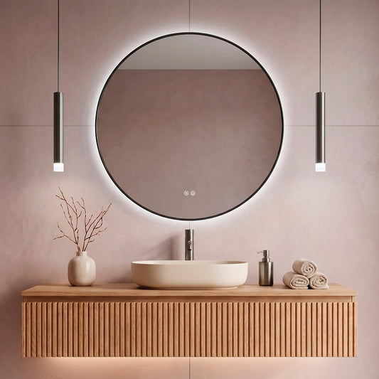 Espelho de casa de banho Gabrielle com luz LED