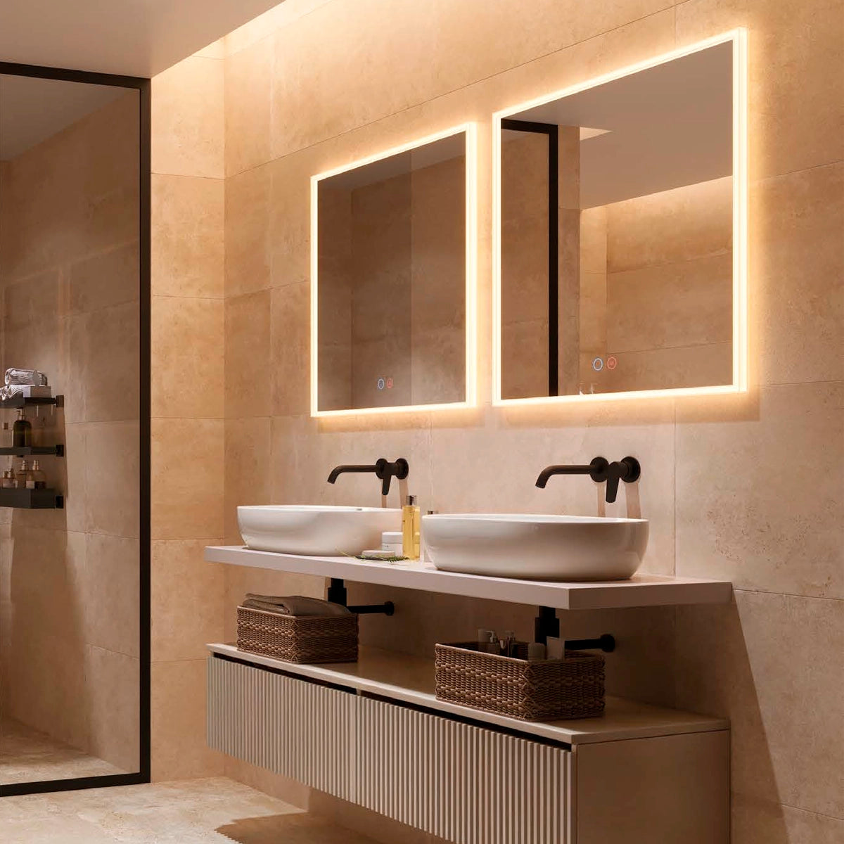 Espelho de casa de banho Boston