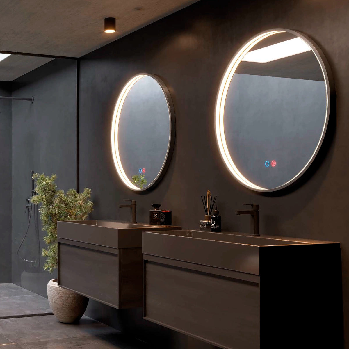 Espelho de luz indireta Nepal