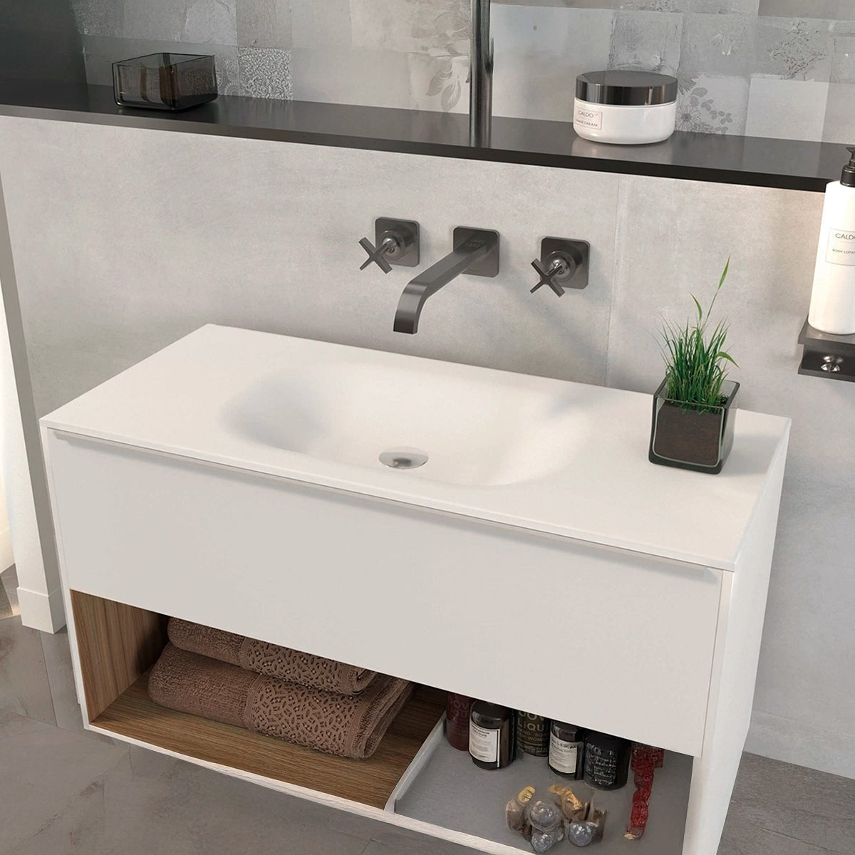Lavabo sobre mueble Tibet Irion - Thebath