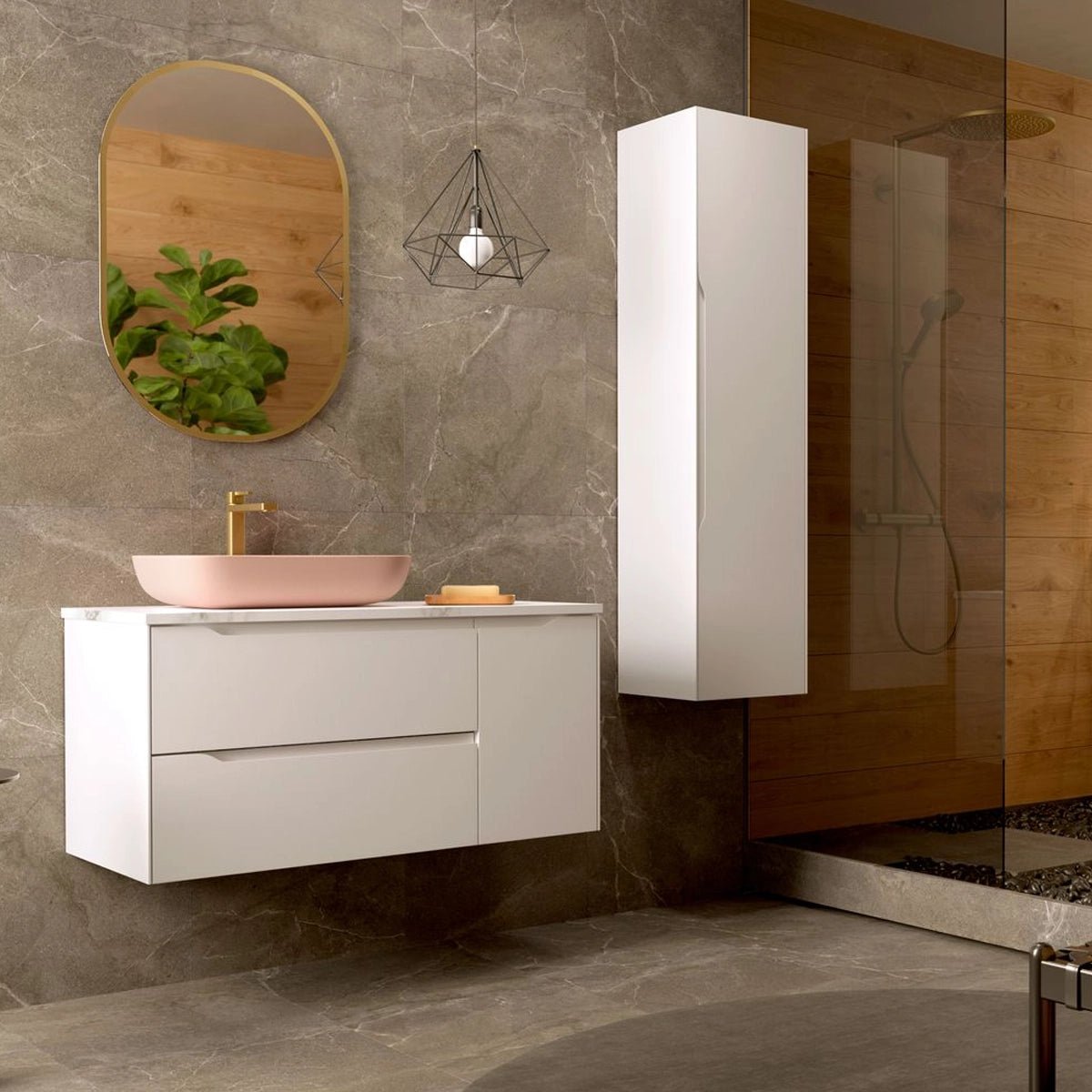 Armario auxiliar baño colgar Cenit - The Bath
