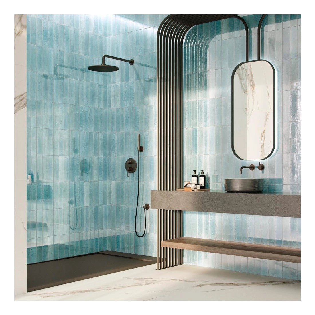 Azulejo para baño Agadir 7x28