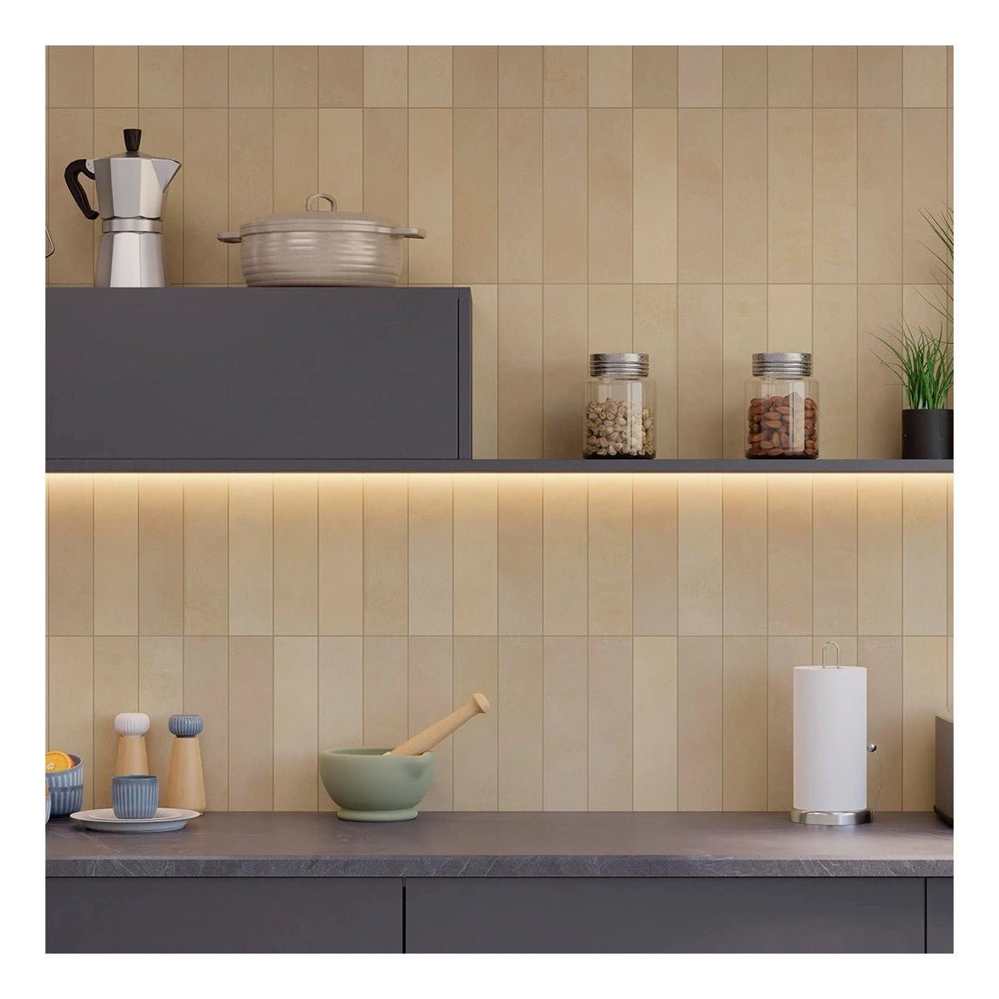 Azulejo para baño Agadir Mate 7x28