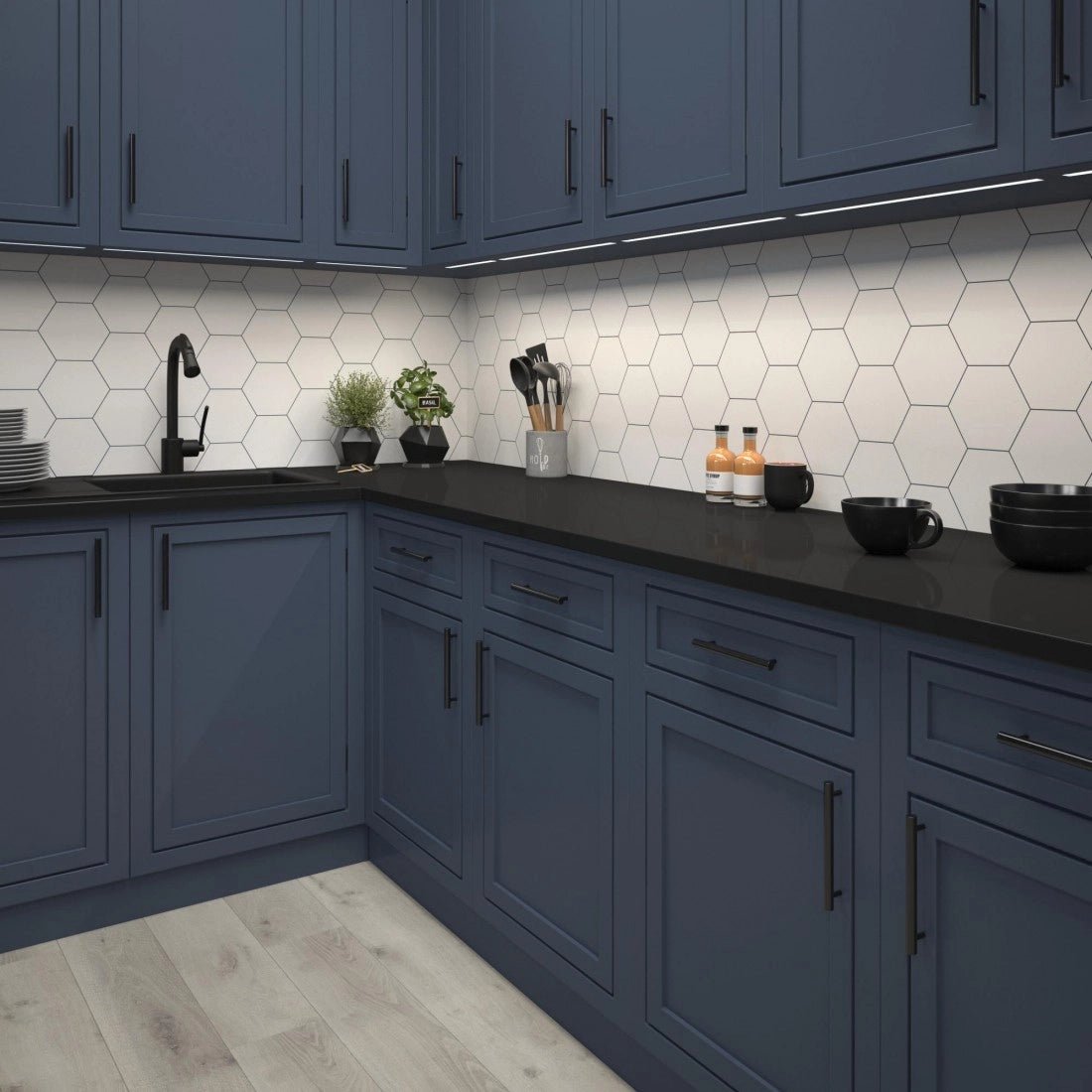 Azulejo porcelanico Exa White 15x17