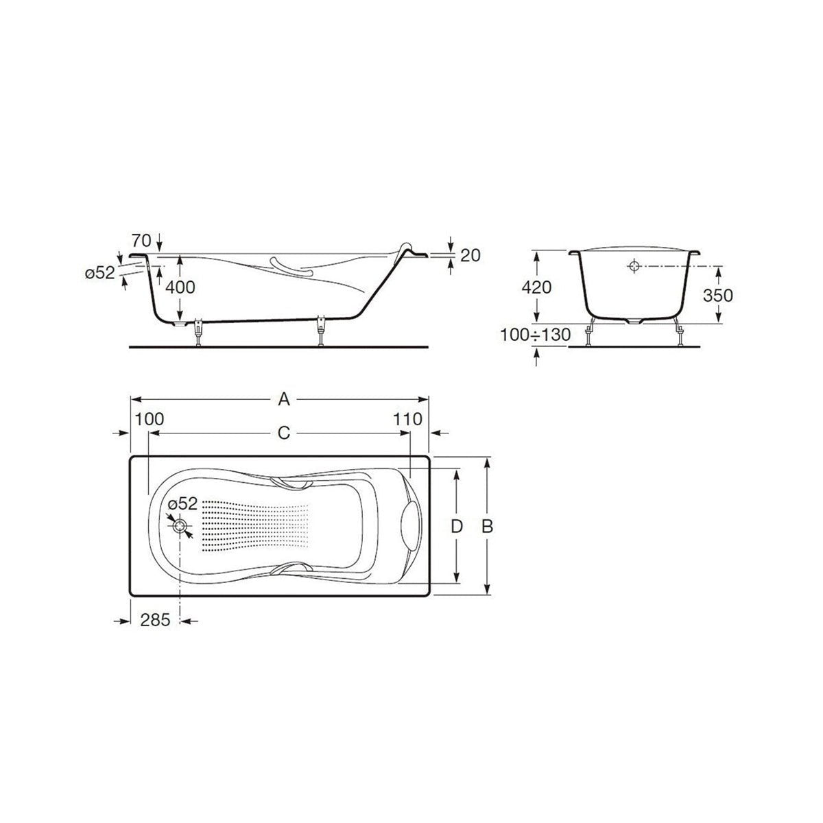 Bañera hierro fundido Haiti - The Bath