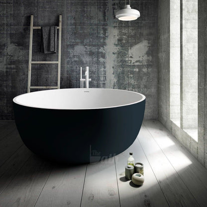 Bañera redonda solid surface Aral
