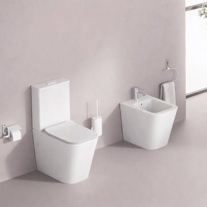 Bidé a suelo blanco mate Florencia - Thebath