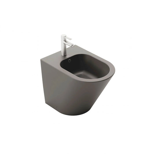 Bidé a suelo gris mate Venecia