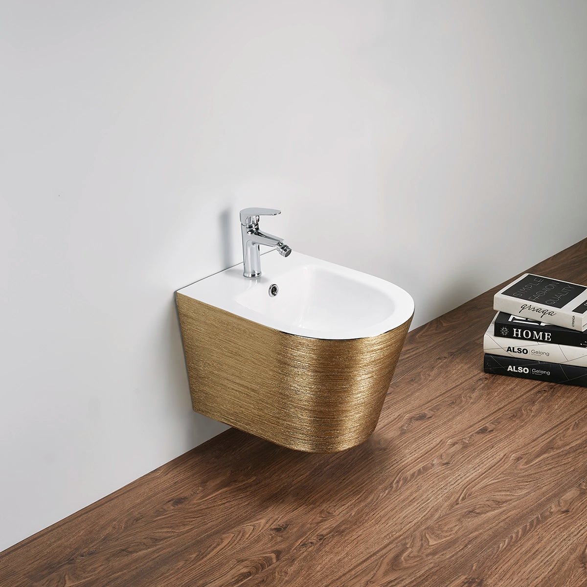 Bidé suspendido Oro - Blanco Umbra - The Bath