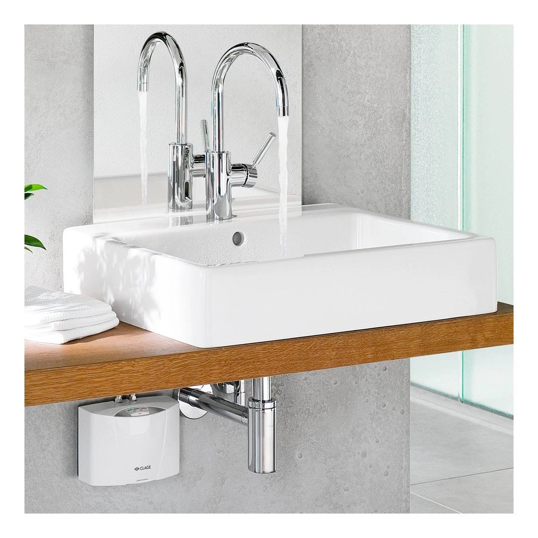 Calentador de agua instantaneo monofasico Clage MCX