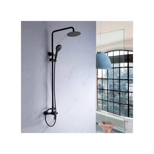 Columna de ducha negra