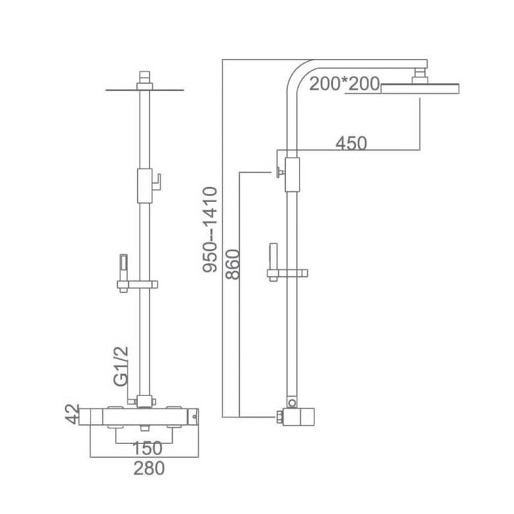 Coluna de duche Fiyi
