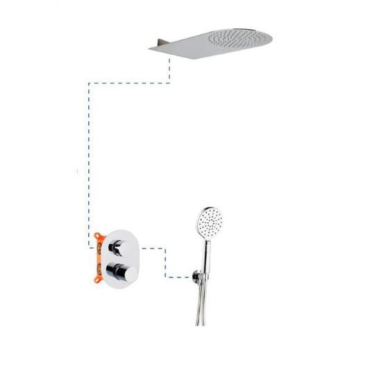 Columna ducha empotrada Tube