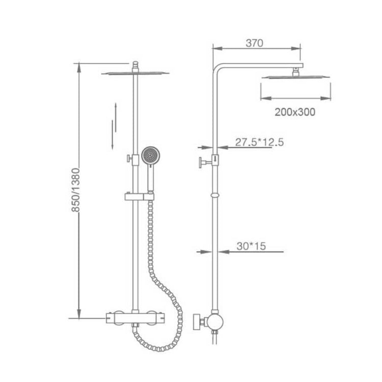 Coluna Termostática Praga