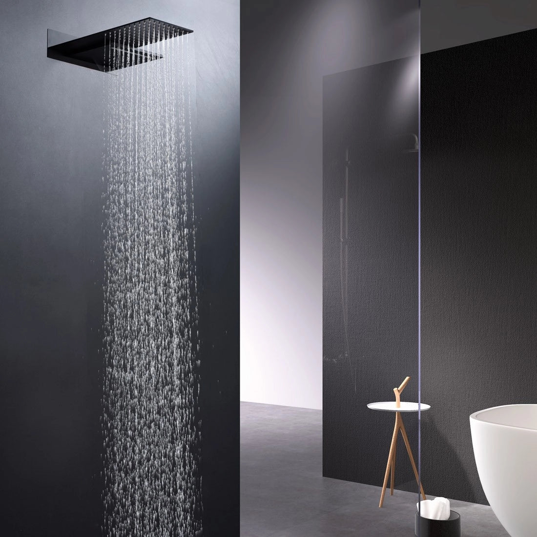 Conjunto ducha empotrada