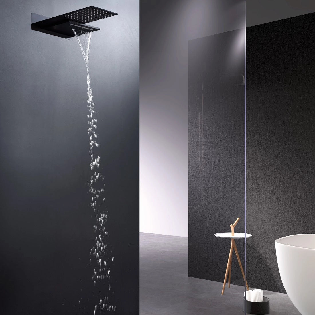 Conjunto ducha empotrada