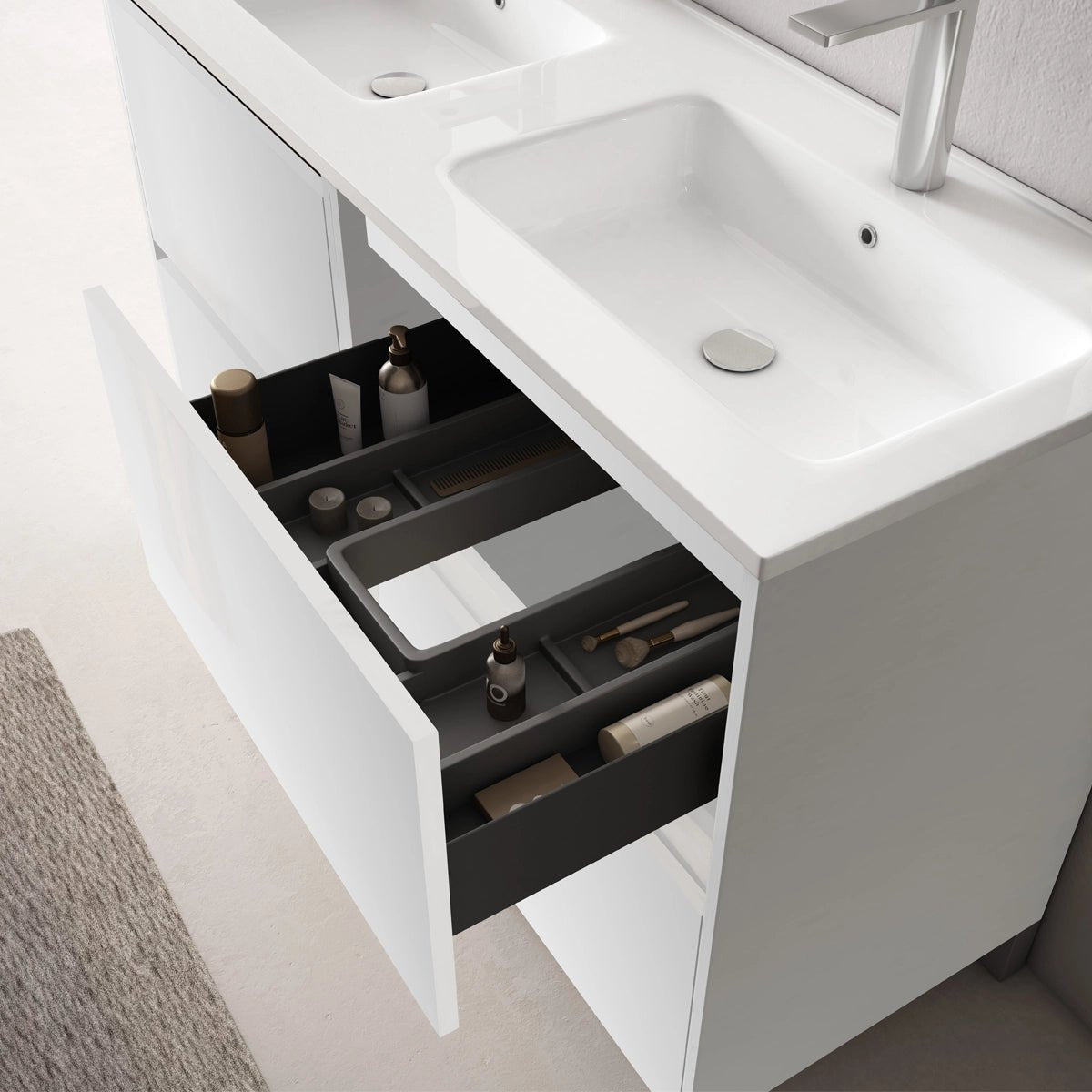 Conjunto mueble lavabo 1 seno Porto - The Bath