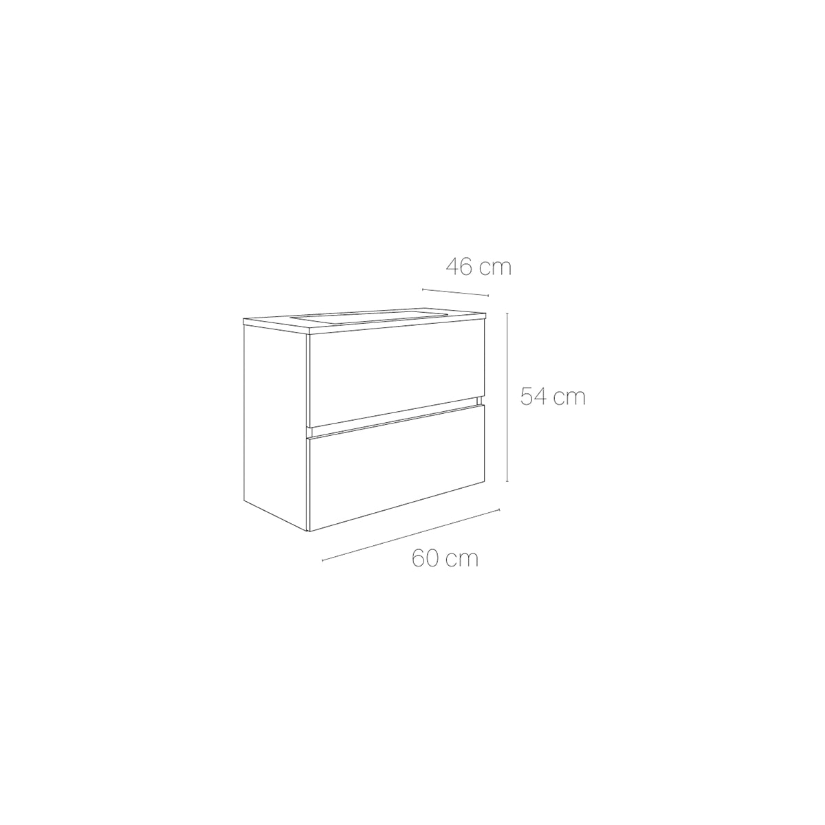 Móvel lavatório Esencial