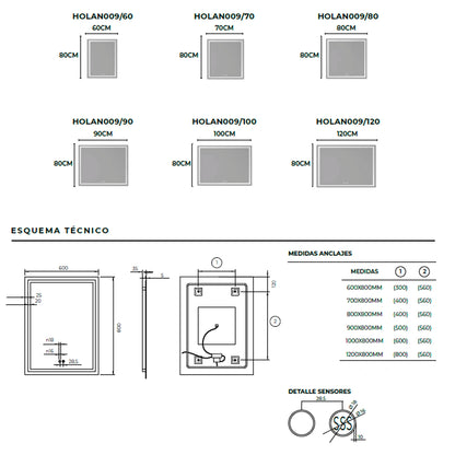 Espelho de toque holandês