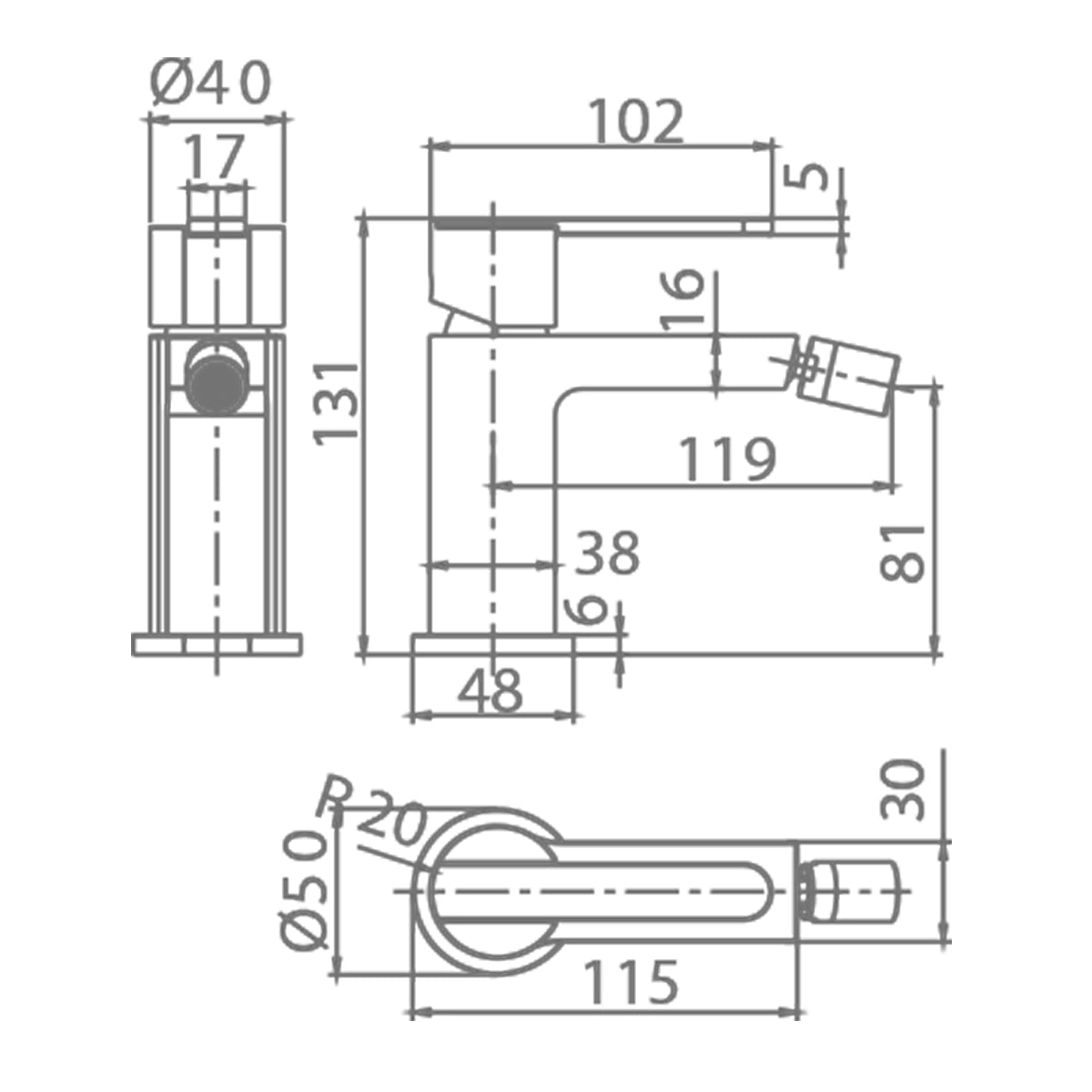 Misturador monocomando em Roma