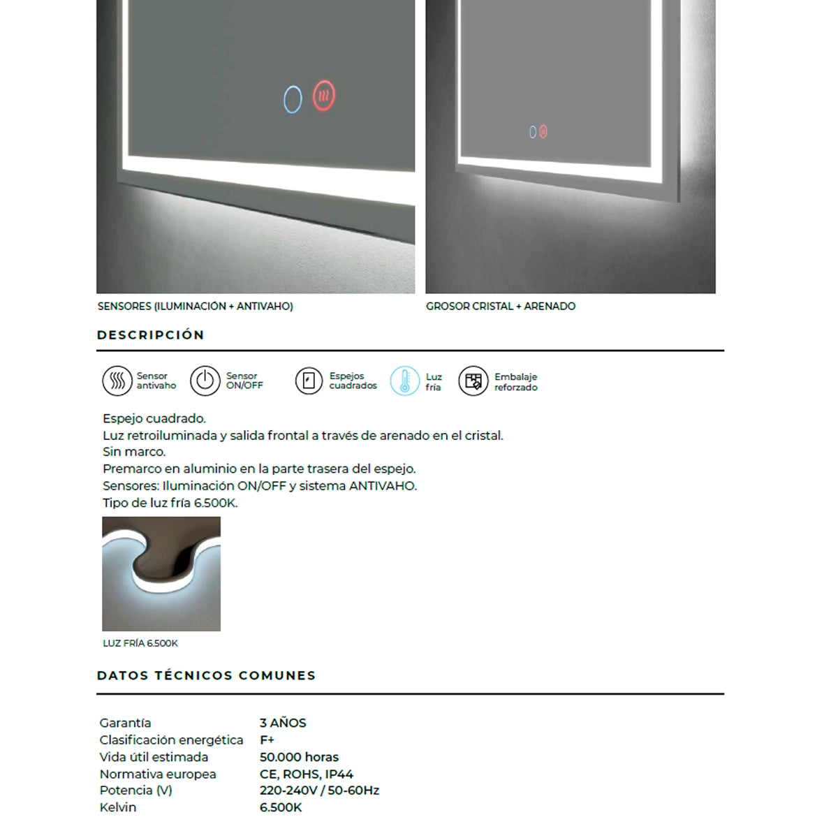 Espelho de toque holandês