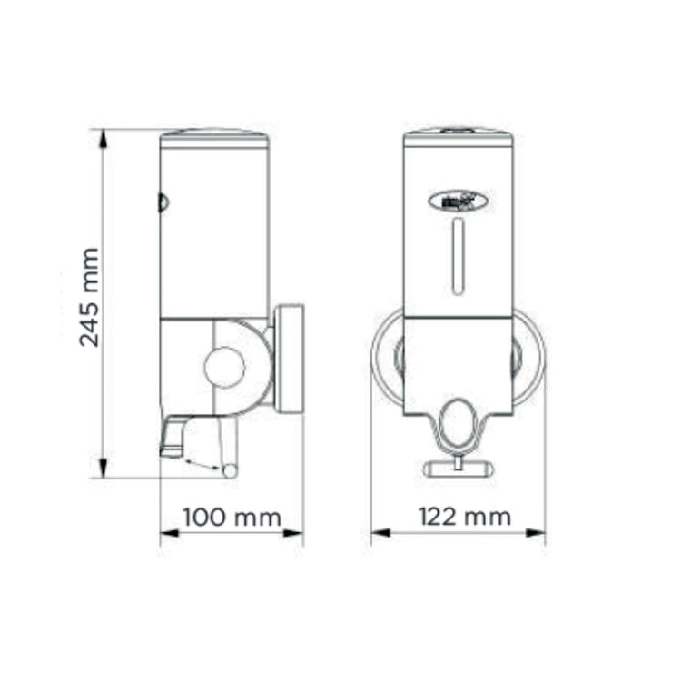 Dispensador de sabão INOX