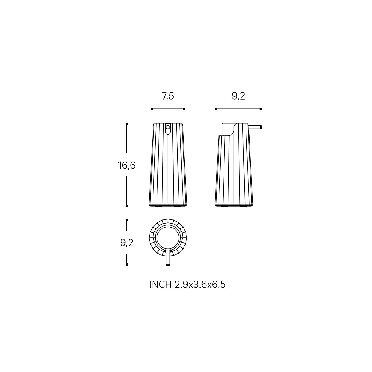 Dispensador jabón L´Avenir - Thebath