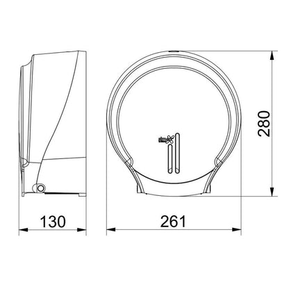 Dispensador papel higiénico - Thebath