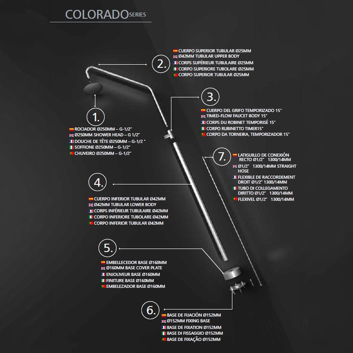 Ducha exterior Colorado - The Bath