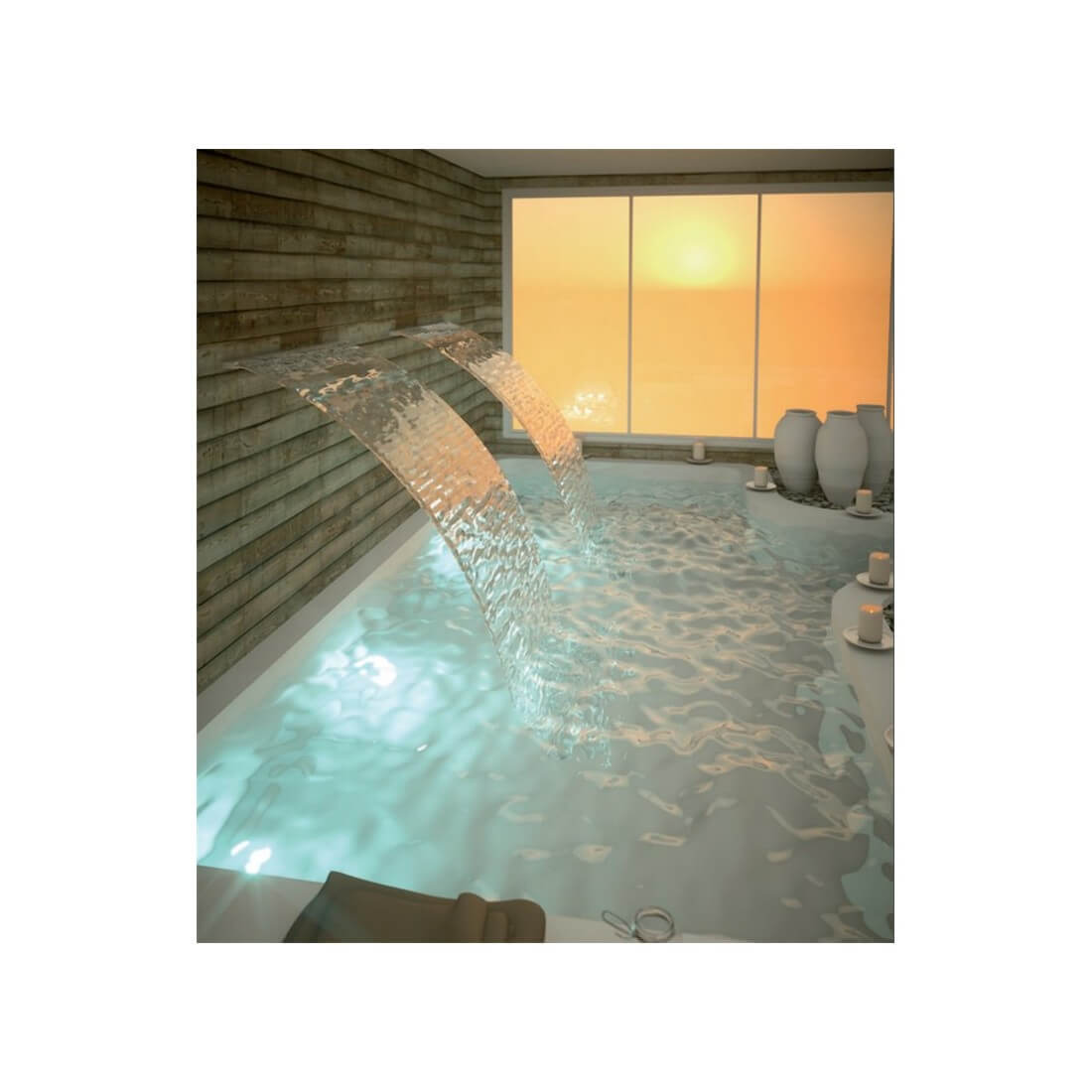 Cascada piscina Miami