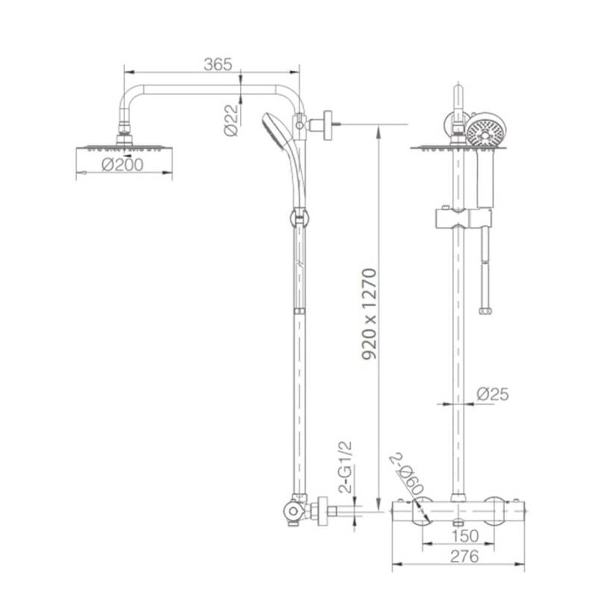 Ducha Termostática Kent - Thebath