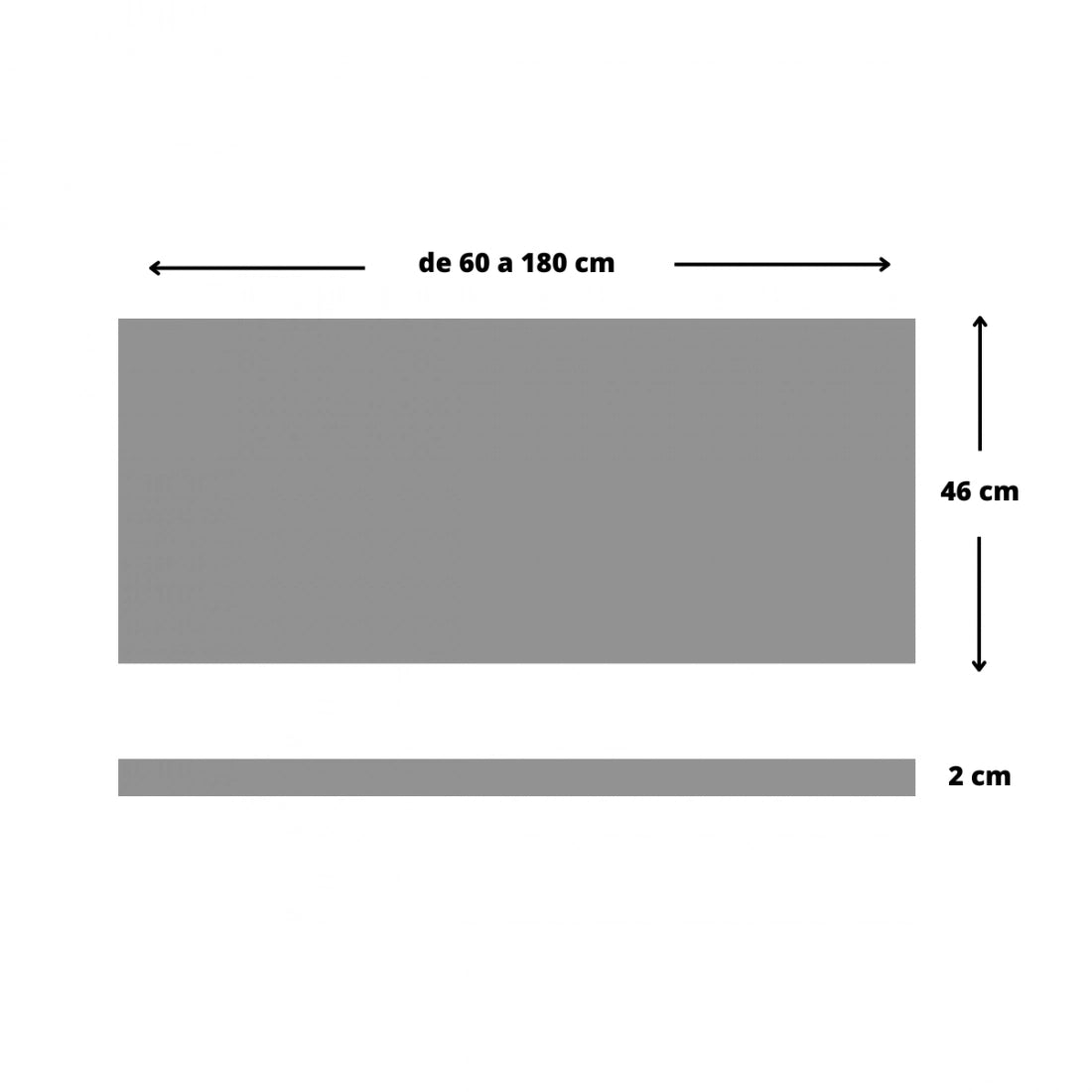 Encimera de piedra para mueble Piedra Lux Gris polar