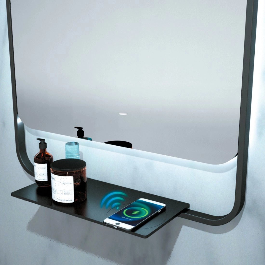 Espejo baño carga Wireless Concept