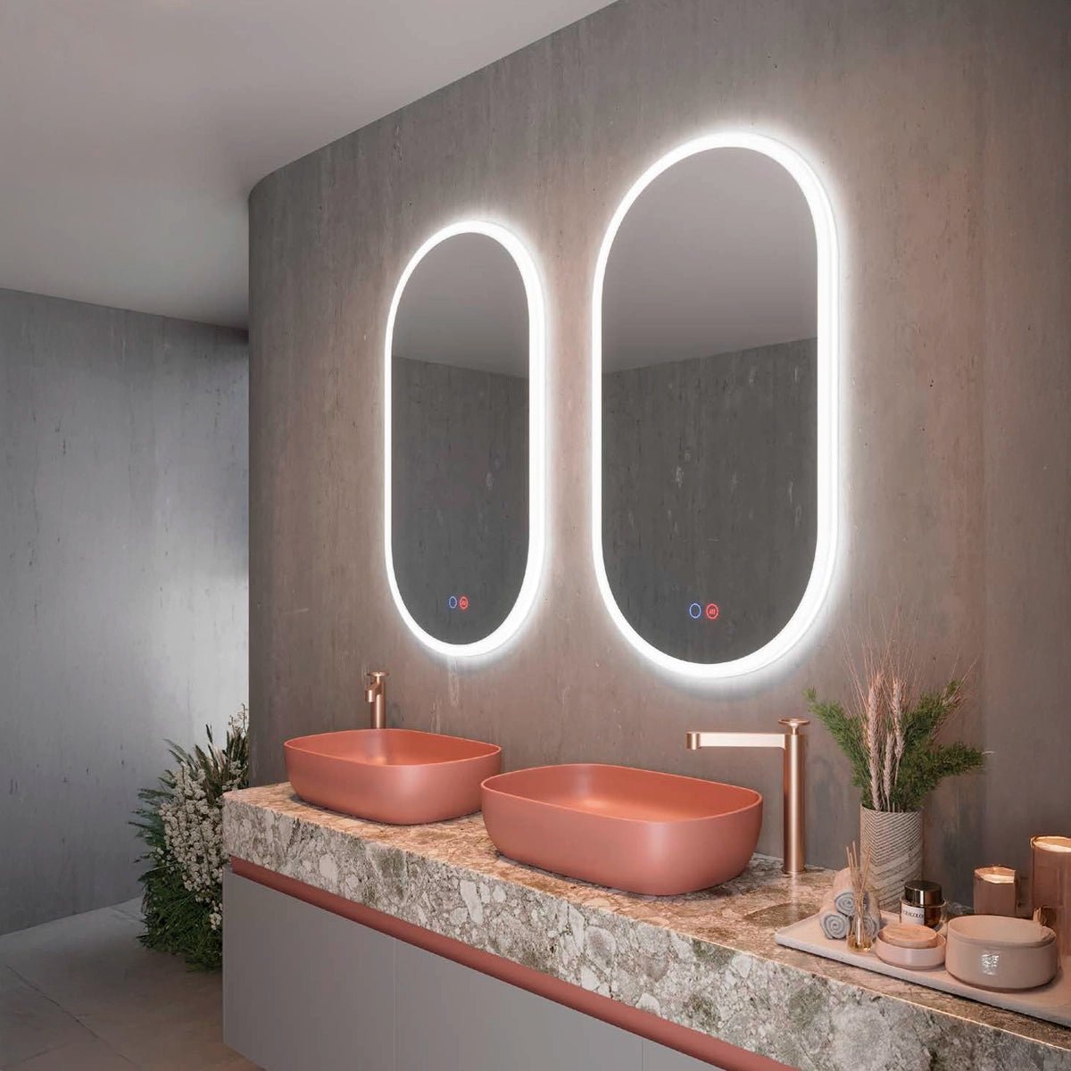 Espejo baño marco iluminado Canadá - Thebath