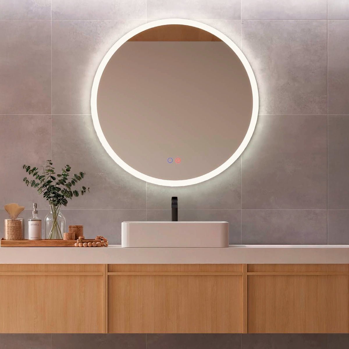 Espejo con luz frontal Londres - Thebath