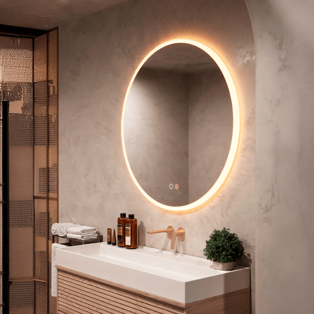 Espejo con luz led Atenas - Thebath
