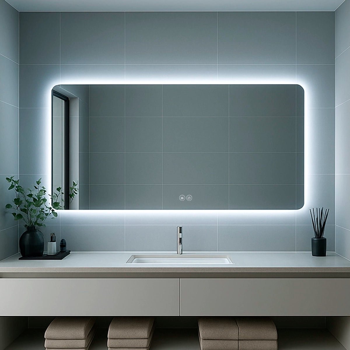 Espejo con luz led Atenea - Thebath