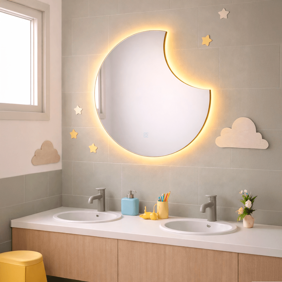 Espejo con luz Venus