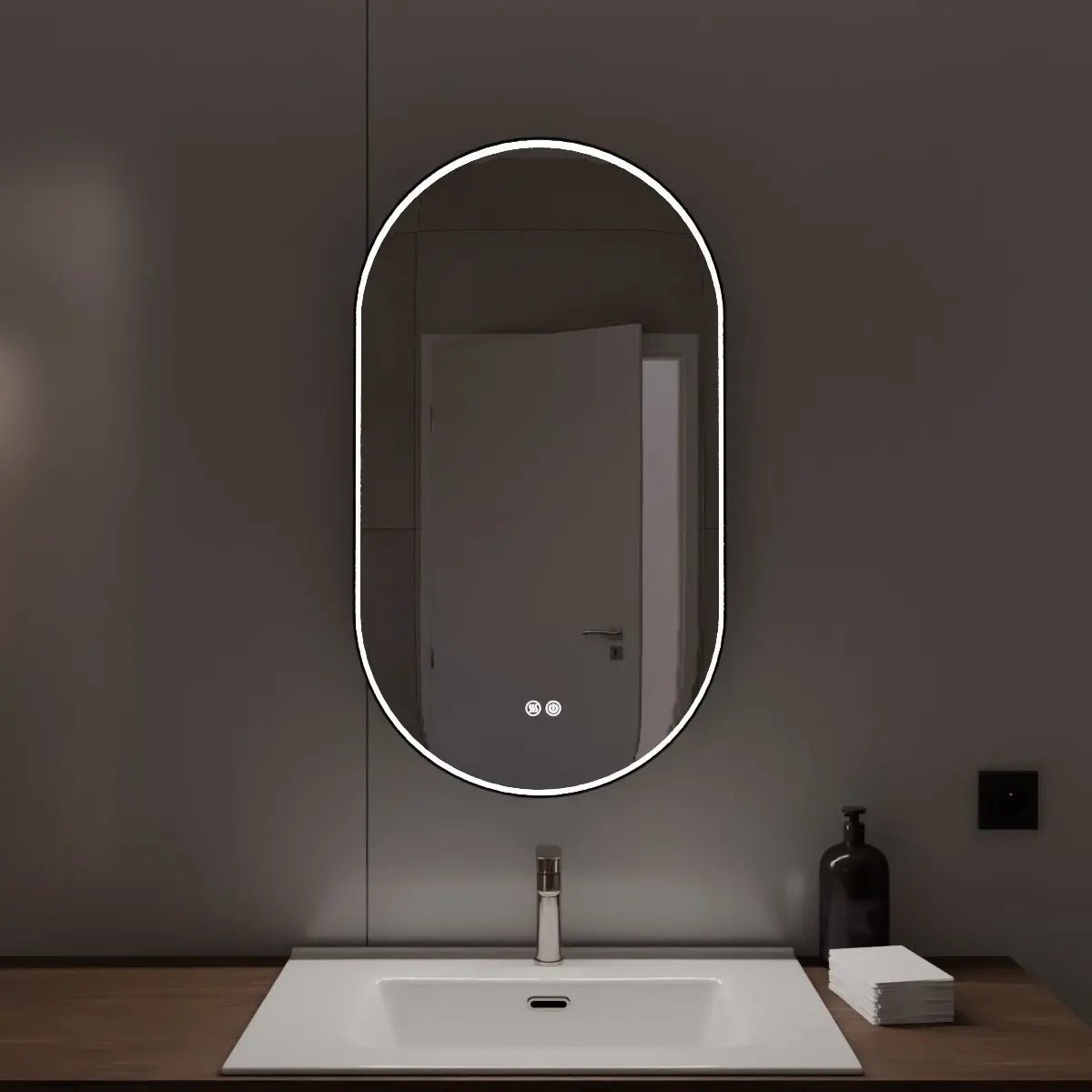 Espejo con marco Loris - Thebath