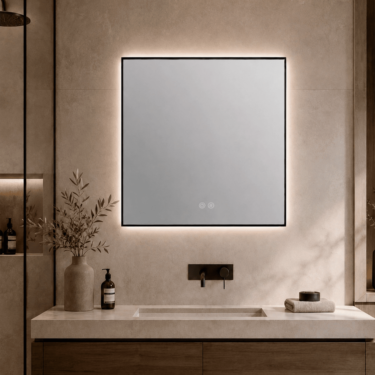 Espejo con marco metalico Nyros - The Bath