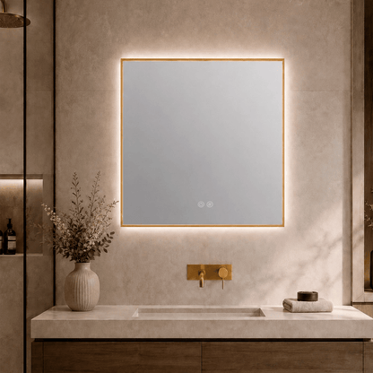 Espejo con marco metalico Nyros - The Bath
