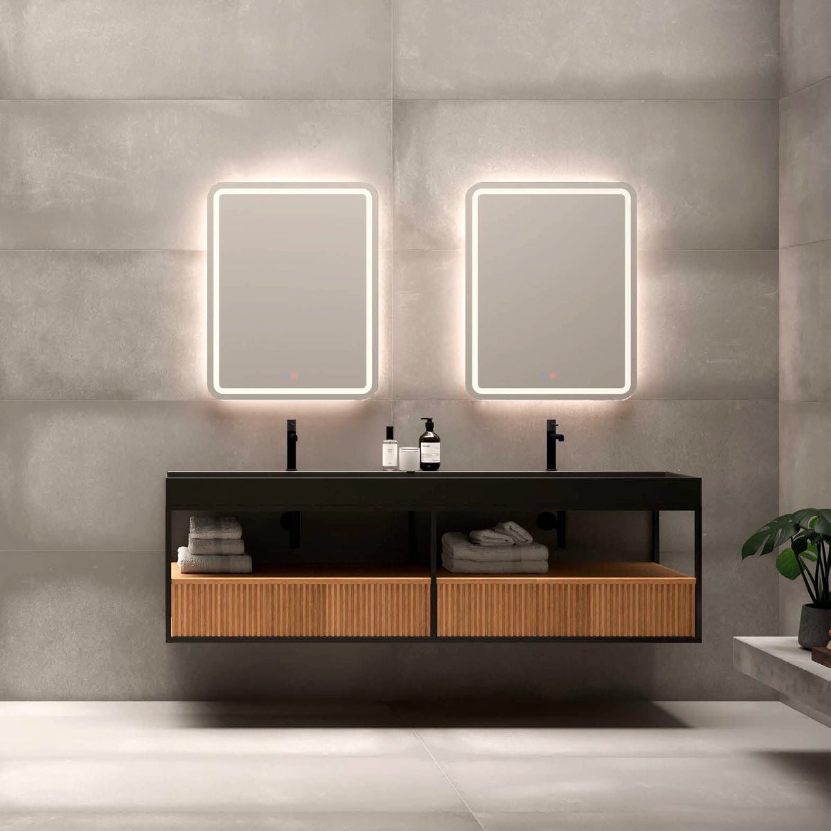 Espejo con sensor y luz led Grecia - Thebath