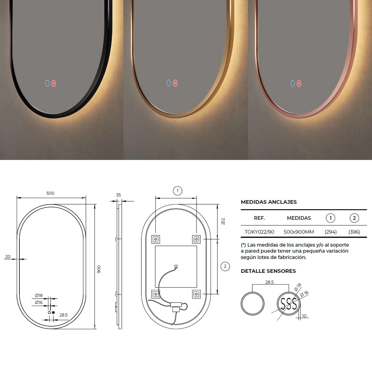 Espejo curva Tokyo - Thebath