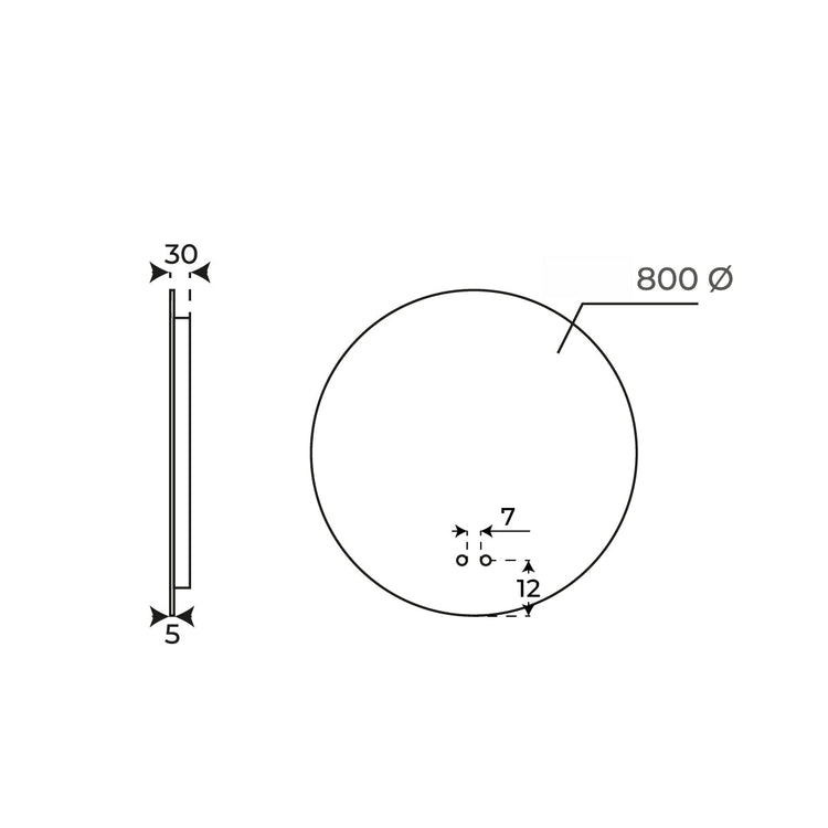 Espelho Dante 80cm Outlet