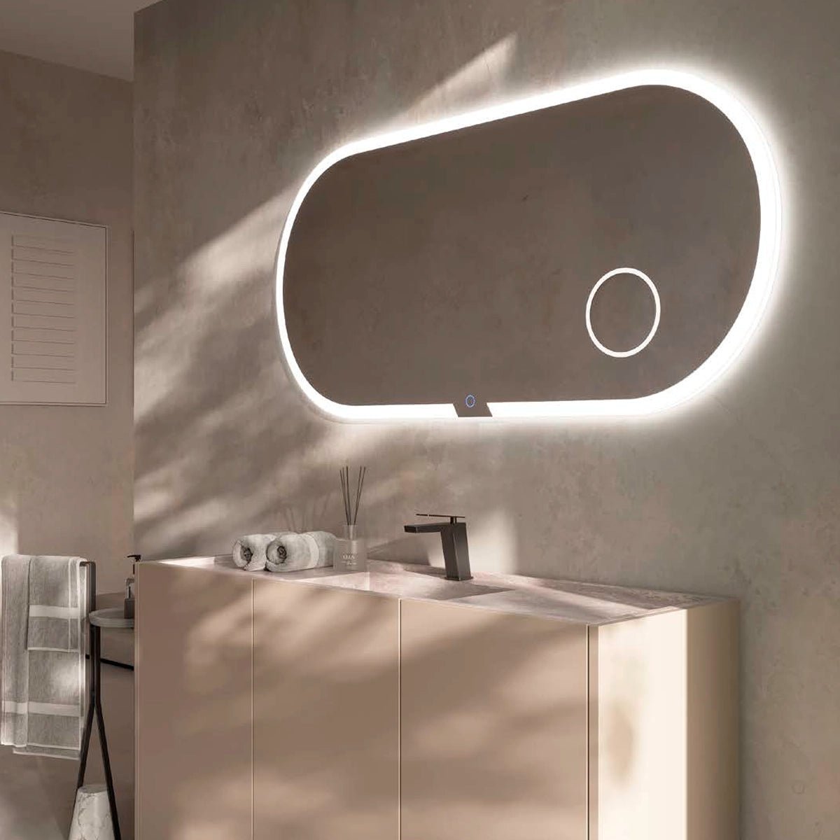 Espejo de baño aumento Indiana - Thebath