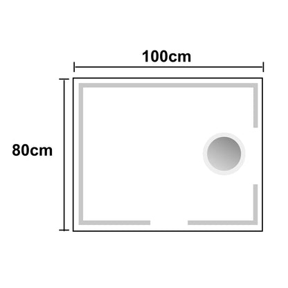 Espejo de baño con aumento Malta - Thebath