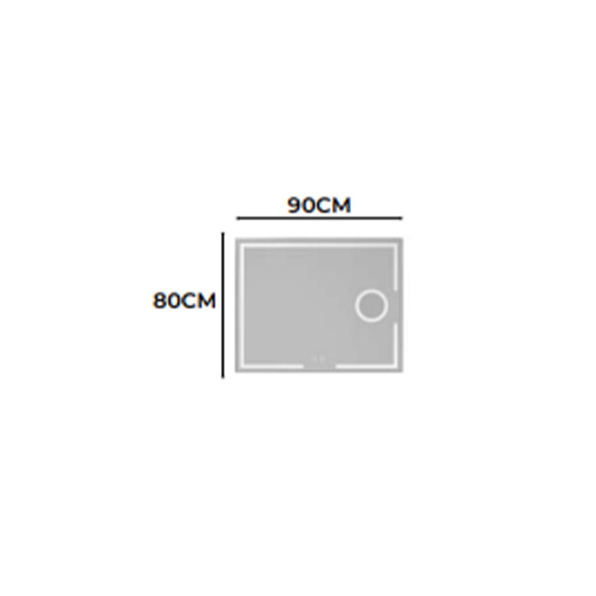 Espejo de baño con aumento Malta - Thebath