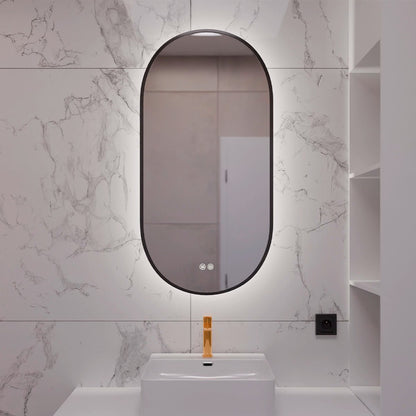 Espejo de baño con luz led Perseo - Thebath